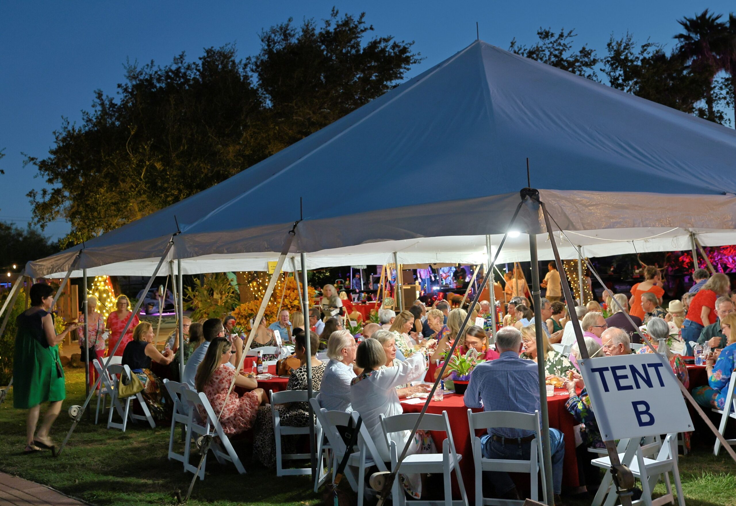 Tent, Crowded